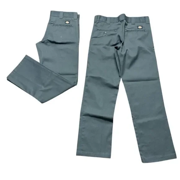 Dickies 2 lot Men's Classic Fit Pants gray work pants, slim fit, size 32x32 - Picture 2 of 4